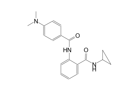benzamide, N-cyclopropyl-2-[[4-(dimethylamino)benzoyl]amino]-