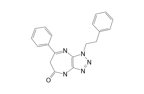 1-PHENETHYL-7-PHENYL-4H,6H-1,2,3-TRIAZOLO-[4,5-B]-[1,4]-DIAZEPIN-5-ONE