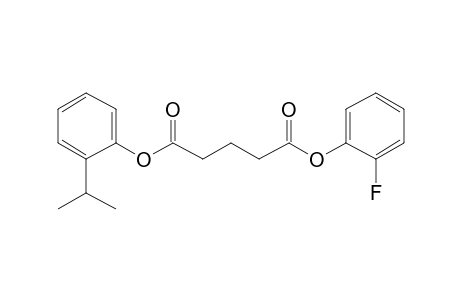 Glutaric acid, 2-fluorophenyl 2-isopropylphenyl ester