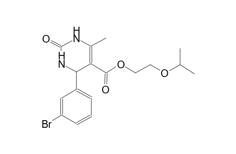 5-pyrimidinecarboxylic acid, 4-(3-bromophenyl)-1,2,3,4-tetrahydro-6-methyl-2-oxo-, 2-(1-methylethoxy)ethyl ester