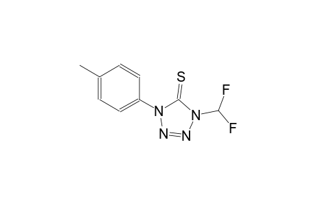 1-(difluoromethyl)-4-(4-methylphenyl)-1,4-dihydro-5H-tetraazole-5-thione