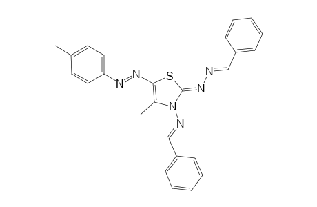 Benzylidene-[2-(benzildene-azo)-4-methyl-5-p-tolylazo-thiazol-3-yl]-amine