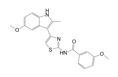 benzamide, 3-methoxy-N-[4-(5-methoxy-2-methyl-1H-indol-3-yl)-2-thiazolyl]-
