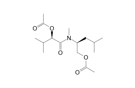 acetic acid [(2S)-2-[[(2R)-2-acetoxy-3-methyl-butanoyl]-methyl-amino]-4-methyl-pentyl] ester