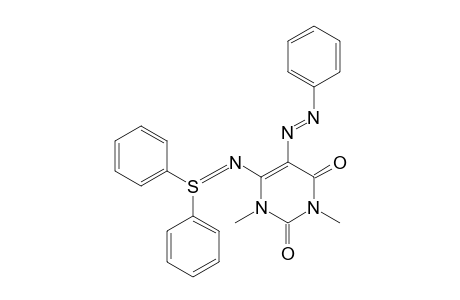 N-[1,3-Dimethyl-5-(phenylazo)uracil-6-yl]-S,S-diphenylsulfilimine