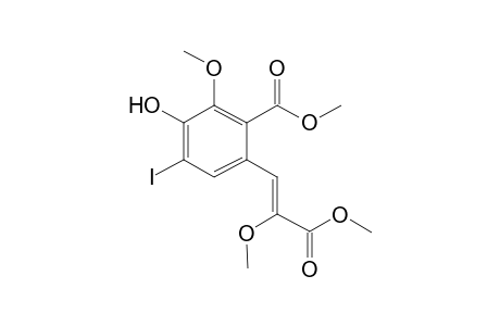 3-Hydroxy-4-iodo-6-[(Z)-3-keto-2,3-dimethoxy-prop-1-enyl]-2-methoxy-benzoic acid methyl ester