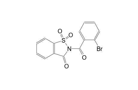 2-(2-bromobenzoyl)-1,2-benzisothiazol-3(2H)-one 1,1-dioxide