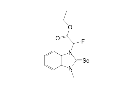 Ethyl 2-fluoro-2-(3-methyl-2-selenoxo-2,3-dihydro-1H-benzo[d]imidazol-1-yl)acetate