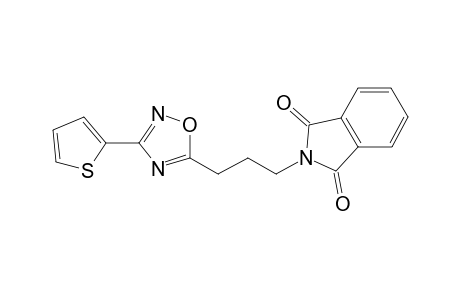 2-[3-(3-thiophen-2-yl-1,2,4-oxadiazol-5-yl)propyl]isoindole-1,3-dione