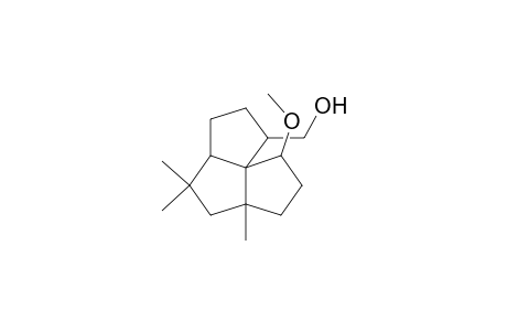 11.beta.-Hydroxymethyl-2.alpha.-methoxy-5.beta.,7,7-trimethyl-8.alpha.-tricyclo(6.3.0.0(1,5))undecane