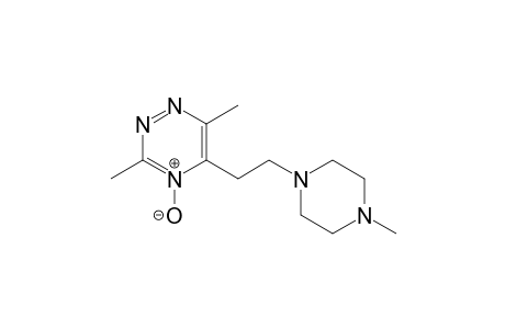 3,6-Dimethyl-5-[2-(4-methyl-1-piperazinyl)ethyl]-4-oxido-1,2,4-triazin-4-ium