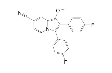 2,3-bis(4-fluorophenyl)-1-methoxy-7-indolizinecarbonitrile