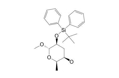 METHYL-2-O-TERT.-BUTYLDIPHENYLSILYL-3,6-DIDEOXY-ALPHA-D-LYXO-HEXOPYRANOSIDE
