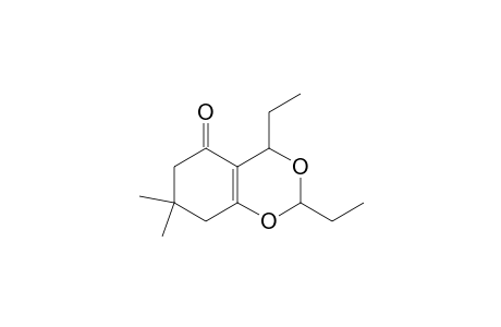 2,4-Diethyl-7,7-dimethyl-6,8-dihydro-4H-1,3-benzodioxin-5-one