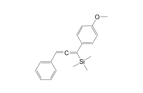 (1-(4-methoxyphenyl)-3-phenylpropa-1,2-dien-1-yl)trimethylsilane