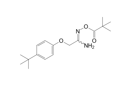 2-(p-tert-butylphenoxy)-o-pivaloylacetamidoxime