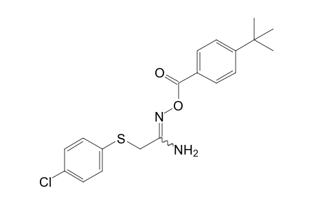O-(p-tert-butylbenzoyl)-2-[(p-chlorophenyl)thio]acetamidoxime