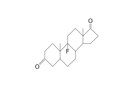 5a-Androstan-9a-fluoro-3,17-dione