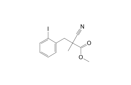2-cyano-3-(2-iodophenyl)-2-methyl-propionic acid methyl ester