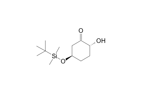 (2R*,5R*)-5-[(tert-Butyldimethylsilyl)oxy]-2-hydroxycyclohexan-1-one