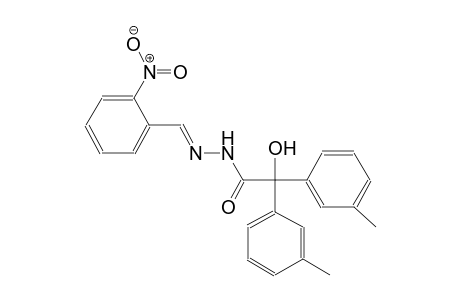 benzeneacetic acid, alpha-hydroxy-3-methyl-alpha-(3-methylphenyl)-, 2-[(E)-(2-nitrophenyl)methylidene]hydrazide