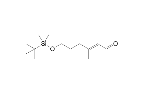 6-[(t-Butyldimethylsilyl)oxy]-3-methylhex-2-enal