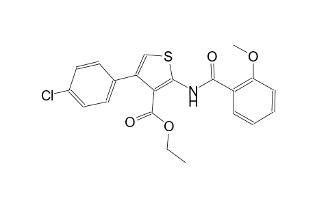 3-thiophenecarboxylic acid, 4-(4-chlorophenyl)-2-[(2-methoxybenzoyl)amino]-, ethyl ester