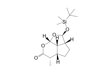 (2S,2aR,4aS,5S,7aS,7bS)-2-(t-Butyldimethylsilyloxy)-5-methyl-2a,3,4,4a,5,6,7a,7b-octahydro-2H-1,7-dioxacyclopenta[c,d]indene-6-one