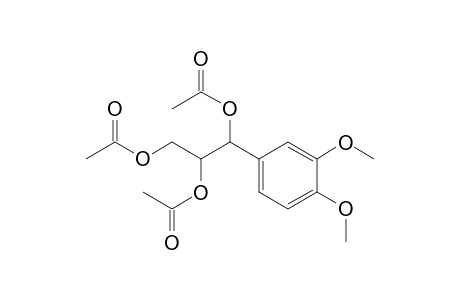 1,2,3-Propanetriol, 1-(3,4-dimethoxyphenyl)-, triacetate