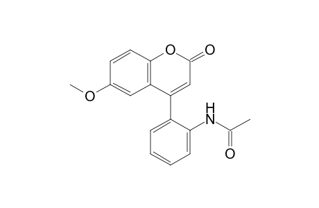 4-[2'-(Acetylamino)phenyl]-6-methoxycoumarin
