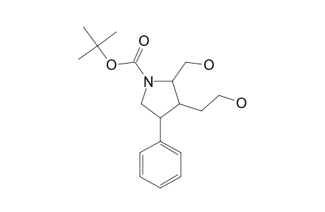 (2S,3S,4R)-1-(TERT.-BUTOXYCARBONYL)-2-HYDRXYMETHYL-3-HYDROXYETHYL-4-PHENYLPYRROLIDINE