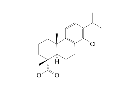 (1R,4aS,10aR)-8-chloro-1,4a-dimethyl-7-propan-2-yl-2,3,4,9,10,10a-hexahydrophenanthrene-1-carboxylic acid