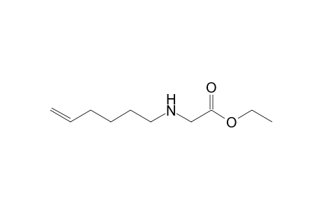 2-(hex-5-enylamino)acetic acid ethyl ester