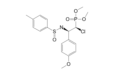 DIMETHYL-(S(S),1S,2R)-(+)-1-CHLORO-2-(PARA-METHOXYPHENYL)-2-(PARA-TOLUENE-SULFINAMIDE)-ETHYLPHOSPHONATE