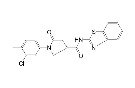 3-pyrrolidinecarboxamide, N-(2-benzothiazolyl)-1-(3-chloro-4-methylphenyl)-5-oxo-