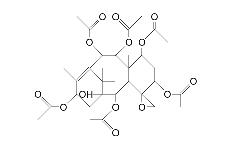 2a,5a,7b,9a,10b,13a-Hexaacetoxy-4b,20-epoxy-tax-11-en-1b-ol