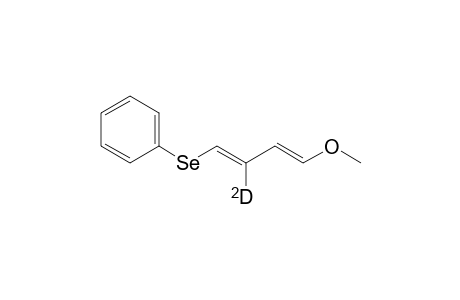 (E,E)-1-(Phenylseleno)-4-methoxy-1,3-butadiene-2-D