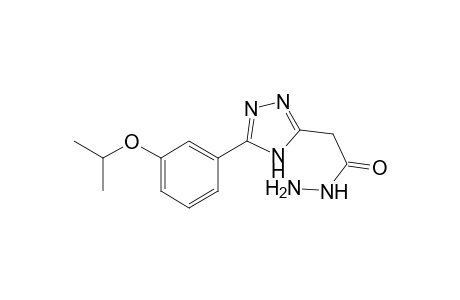 4H-1,2,4-Triazole-3-acetic acid, 5-[3-(1-methylethoxy)phenyl]-, hydrazide