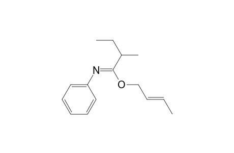 (E)-2-Buten-1-yl N-Phenyl-2-methylbutanimidate