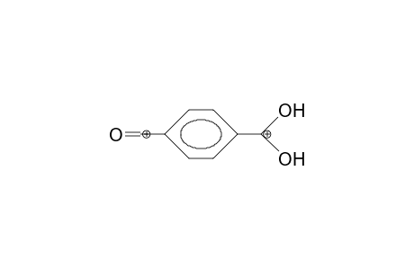 4-Acylium-protonated benzoic acid, dication
