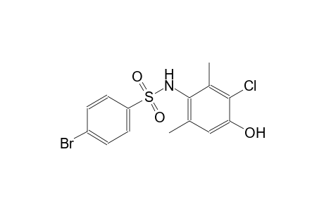4-bromo-N-(3-chloro-4-hydroxy-2,6-dimethylphenyl)benzenesulfonamide