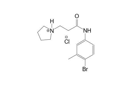pyrrolidinium, 1-[3-[(4-bromo-3-methylphenyl)amino]-3-oxopropyl]-, chloride