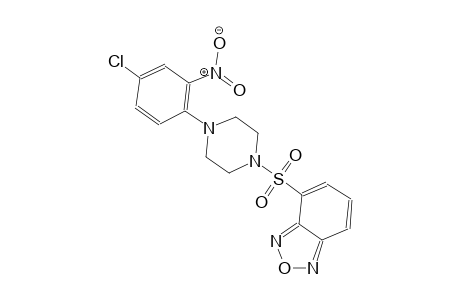 2,1,3-benzoxadiazole, 4-[[4-(4-chloro-2-nitrophenyl)-1-piperazinyl]sulfonyl]-