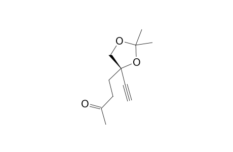 (4R)-4-Ethynyl-4-(3-oxobutyl)-2,2-dimethyl-1,3-dioxolane