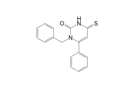 2(1H)-pyrimidinone, 3,4-dihydro-6-phenyl-1-(phenylmethyl)-4-thioxo-
