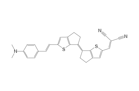 (E)-2'-[(2,2-Dicyanoethenyl)-2'-(E)-(4-N,N-dimethylaminobenzylidene)methyl]-6,6'-bis(4,5-dihydro-6H-cyclopenta[b]thienylidene)