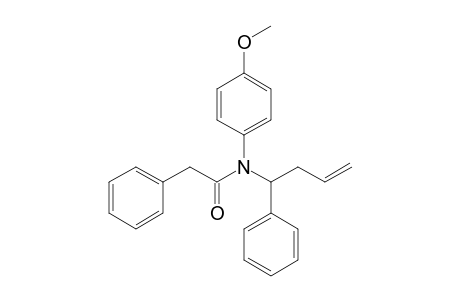 N-(4-Methoxyphenyl)-2-phenyl-N-(1-phenylbut-3-enyl)acetamide