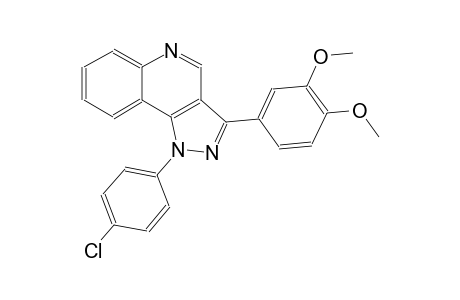 1H-pyrazolo[4,3-c]quinoline, 1-(4-chlorophenyl)-3-(3,4-dimethoxyphenyl)-