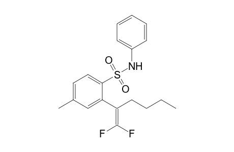 o-(1-Butyl-2,2-difluorovinyl)-p-toluenesulfonanilide