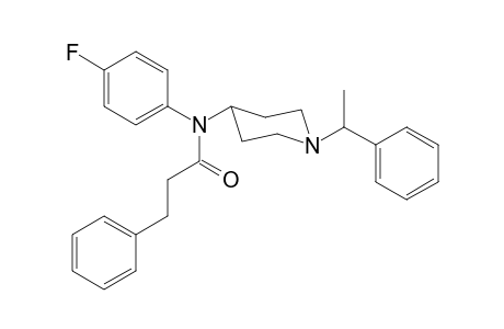 N-4-Fluorophenyl-3-phenyl-N-[1-(1-phenylethyl)piperidin-4-yl]propanamide
